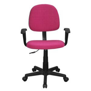 MICASA Office Chair with Wheel Base for Kids Pink and Black